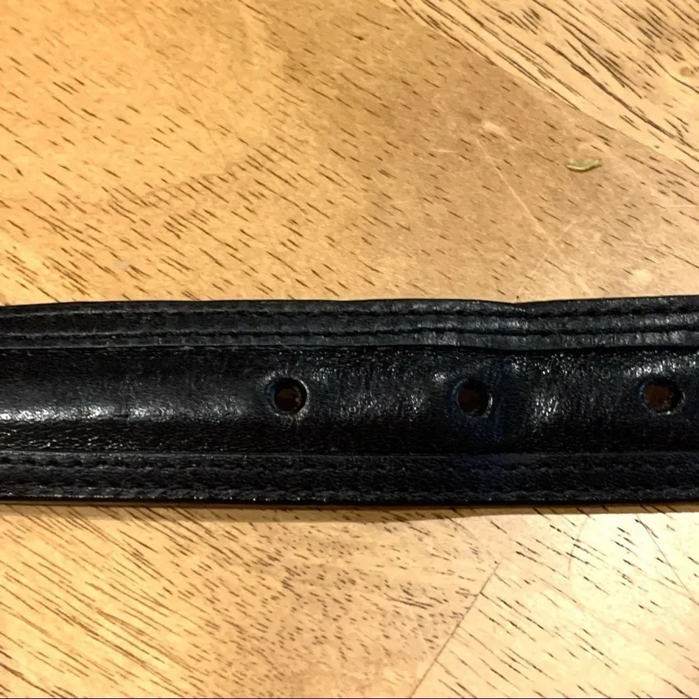 Brighton‎ Black Leather Belt 44